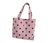 Oshhni Petit Velours côtelé pour Femme, Style décontracté et Mignon, idéal pour Les Courses et Une Bouteille d'eau, Rose