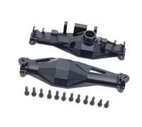 Oshhni Pièces de rechange RC RC, boîtier d'essieu 1:12, coque d'essieu bricolage mise à niveau facile à installer, alliage d'aluminium pour voiture sur, Arrière Noir