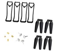 Oshhni Pièces détachées pour quadricoptère pliable, hélice, cadre et équipement de protection, robustes, accessoires pour drones télécommandés