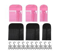 Oshhni Piège d'extension de cheveux de 10 pièces avec sac de rangement Hair Extender épreuve de poussière avec une fermeture à zipage transparente pour, 30x60cm