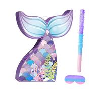 Oshhni Pinata sirène, décoration de la maison, confettis en papier, cadeau de fête, fournitures de fête d'anniversaire pour salle de classe, carnaval,