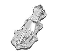 Oshhni Pince à livre vintage en forme de main de dame, multifonctionnelle et délicate, pour carnets et livres de musique. Main de page créative élégante, Argent