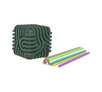 Oshhni Planche d'activités sensorielles 3D, jouets Fidget Pads, imagination, dextérité, apaisant pour enfants et adultes, jouets sensoriels pour regarder, Vert