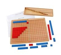 Oshhni Planche d'addition et de soustraction en bois pour enfants, aides pédagogiques logiques préscolaires, jouets sensoriels, jouets mathématiques