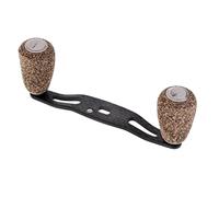 Oshhni Poignée de Moulinet Baitcasting Bouton pour Moulinet de Pêche Poignée Replacement Accessoire Rocker Fabriquée Bois Fibre de Carbone Adaptée