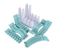 Oshhni Pont d'obstacles à franchir pour camions RC à l'échelle 1/18 et 1/24 : accessoires de scène à monter soi-même, obstacle, route escarpée, pente