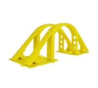 Oshhni Pont pour radiocommandées, voiture chenillée légère, rampe d'obstacles simulée, barrage routier en pente raide pour camions et véhicules