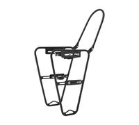 Oshhni Porte-Bagages Avant pour vélo, Sacoche latérale Avant, Support Professionnel, Remplacement Direct, Alliage d'aluminium Haute durabilité, Pas de Porte-Bagages Avant