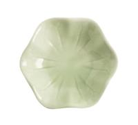 Oshhni Porte-cuillère en Forme de Fleur, Porte-clé, Repose-cuillère, Plateau à Couverts de Cuisine, Plateau à Bijoux pour clés, Petits Anneaux, bibelots, Vert Clair