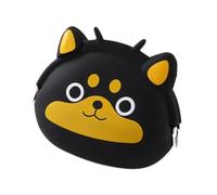 Oshhni Portefeuille à Clip de Dessin animé, Porte-Monnaie, Cadeau d'anniversaire, Sac de Rangement créatif pour clés, Portefeuille en Silicone pour Les, Noir Jaune