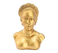 Oshhni Présentoir à Bijoux en résine pour Sculptures, présentoir à chaîne, Mannequin, Buste, Organisateur de Bijoux pour comptoir, Maison, Chambre à Coucher, Or
