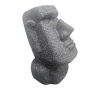 Oshhni Présentoir à lunettes, support pour lunettes, ornement d'art abstrait antique, sculpture créative de tête de Moai de l'île de Pâques pour, Style B
