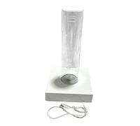 Oshhni Présentoir de Montre étanche avec Tube Transparent Lumineux en Acrylique, Support de Montre Polyvalent pour Magasin, comptoir, Blanc