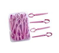 Oshhni Protecteur de vernis à ongles pour les doigts, pinces à ongles, protecteur d'ongles en acrylique léger pour gel de construction, Rose