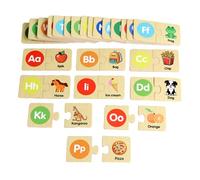 Oshhni Puzzles alphabétiques, étude des mots anglais, activités préscolaires, jeu d'association, puzzles ABC pour garçons, filles, tout-petits,