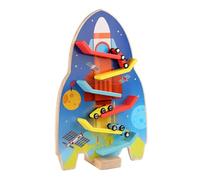 Oshhni Rampe de voiture jouet piste de course développement cognitif motricité fine jouet rampe de voiture piste pour 4-11 enfants d'âge préscolaire
