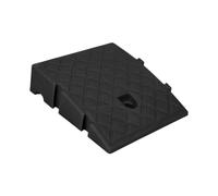 Oshhni Rampe robuste, facile à utiliser, légère, portable et antidérapante, noire, pour diables, voitures et remorques, 7 Cm