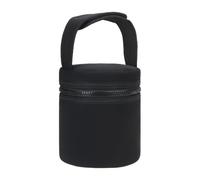 Oshhni rangement pour bouteille, support bouilloire avec pochette zippée, à main compact, porte-bouteille d'eau, isotherme pour la plage et, Noir