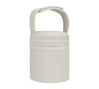 Oshhni rangement pour bouteille, support bouilloire avec pochette zippée, à main compact, porte-bouteille d'eau, isotherme pour la plage et, Blanc