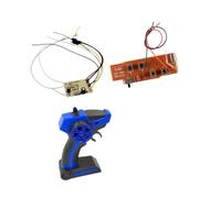 Oshhni RC Controller Prise en de 80 mètres avec carte de récepteur PCB Circuit Circuit for pour RC Boat Ship Accessoire, Bleu