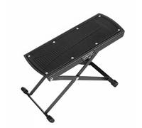 Oshhni Repose-pied Pliable Support Ergonomique Tabouret de Pied Pliant Accessoire pour Guitare Structure Métallique Surface Anti-glissement Adapté à Répétition Usage Studio, Noir