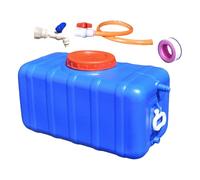 Oshhni Réservoir d'eau Portable, Seau de Stockage Horizontal, Carafe multifonctionnelle pour Camping, randonnée, Jardin, Camping-Car, Bleu 47.5 Kg
