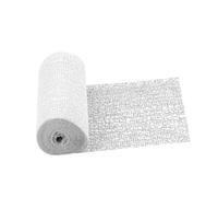 Oshhni Rouleau de gaze plâtrée pour loisirs créatifs, bande de gaze blanche compacte et résistante pour moulage, construction de décors et sculptures, 15 Cm X 2.7 M