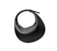Oshhni Sac à bandoulière pour Femme Petit Sac fourre-Tout en Cuir PU pour Un Usage Quotidien Shopping Vacances, Noir