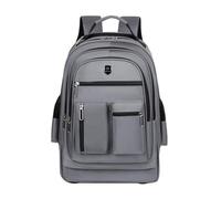 Oshhni Sac à Dos de Voyage à roulettes, Sac de Voyage en Plein air, Sac à Dos d'ordinateur, Sac à Dos à roulettes, Mallette pour Ordinateur Portable, Gris