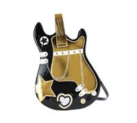 Oshhni Sac à Dos en Forme de Guitare, Sac à Main créatif et Tendance pour Rendez-Vous, Travail, fête de Vacances, Noir