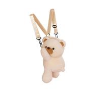 Oshhni Sac à Dos Ours en Peluche pour Femmes, Filles, Adolescentes, Enfants, Cadeau d'anniversaire, Beige