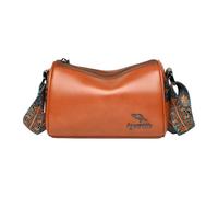 Oshhni Sac à Main du Sac à bandoulière Femme à Main Pratique élégant élégant Sang d'épaule de Sangle Large pour Les déplacements des Affaires, Brun