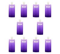 Oshhni Sac d'emballage liquide Taille de 90 ml Sachets de légers portables pressés pour articles de toilette pour hommes femmes, Violet