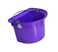 Oshhni Seau à Aliments pour Chevaux, mangeoire Facile à Suspendre, Abreuvoir Facile à Transporter, conteneur d'alimentation Robuste en Forme de D pour Le, Violet