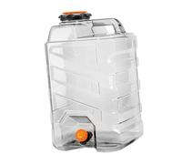 Oshhni Seau d'eau Portable, réservoir d'eau en PC de qualité Alimentaire, conteneur de Grande capacité avec Robinet pour Voiture d'urgence, 28l