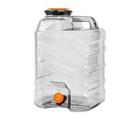Oshhni Seau d'eau Portable, réservoir d'eau en PC de qualité Alimentaire, conteneur de Grande capacité avec Robinet pour Voiture d'urgence, 20l