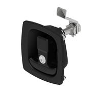 Oshhni Serrure Pliable à Compression pour Coffret à Outils, loquet de Porte à poignée en T pour Coffret à Outils, Bateau, Camion ou remorque.