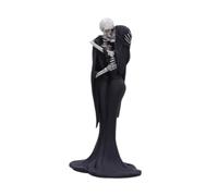Oshhni Statue de Couple de Squelettes en Résine, Sculpture de Squelettes Enlacés, Collection de Figurine de Squelette Câlin pour Décoration de Gâteau de Mariage Gothique, Cadeau d'amour Éternel