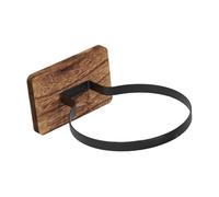 Oshhni Support de balle mur rangement de balles sportives accessoires expositif d'organisateur avec base en bois pour les fans de basket-ball