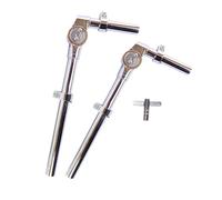 Oshhni Support de batterie, support de tom, de fixation robuste et professionnel, pince de percussion pour spectacles et concerts, 2 Pièces