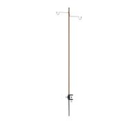 Oshhni Support de Lanterne de Camping, Poteau de Suspension, Support de Lampe de Rechange en Acier Inoxydable pour Pique-niques, Jardin, barbecues, CafÉ