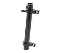 Oshhni Support de mât de Drapeau monté sur charnière de hayon, Base d'antenne Robuste et Polyvalente en Alliage d'aluminium Professionnel pour, Noir
