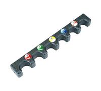 Oshhni Support de Queue de Billard à 6 Trous, Support de Queue de Billard, pour Bureau, Table de Jeu, Centre communautaire