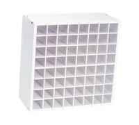 Oshhni Support de Rangement pour, étagère pour pigments, Facile à Assembler, Compact et Peu encombrant, Support Organisateur pour colorants, 64 Emplacements