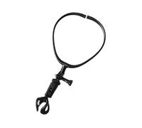 Oshhni Support de Suspendu Autour du Cou, Support de Pied de Micro Robuste et Professionnel, Accessoires de scène légers, Style A