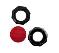 Oshhni Support pour tampon de ponçage de boules de bowling - Outil d'entretien - Présentoir pratique et efficace - Base pour une meilleure réaction, Noir