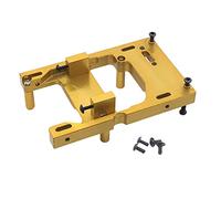 Oshhni Support Servo Fixation Support Métal de Montage Fixe Pièce Détachée pour Modèle RC Accessoire Convient au Véhicule Télécommandé Crawling Modélisme, d'or