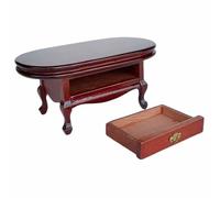 Oshhni Table basse pour maison de poupée, table de chevet pour maison de poupée, 1/12, accessoires de jeu de rôle, meubles, de chevet miniature faite à la