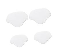 oshhni Talon Grips Chaussure Talon Pad Semelles Talon Réparation Subvention Autocollant Arrière Talon Bâton Talon Blister Patchs pour Chaussures de Sport - blanche