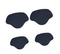 oshhni Talon Grips Chaussure Talon Pad Semelles Talon Réparation Subvention Autocollant Arrière Talon Bâton Talon Blister Patchs pour Chaussures de Sport - le noir